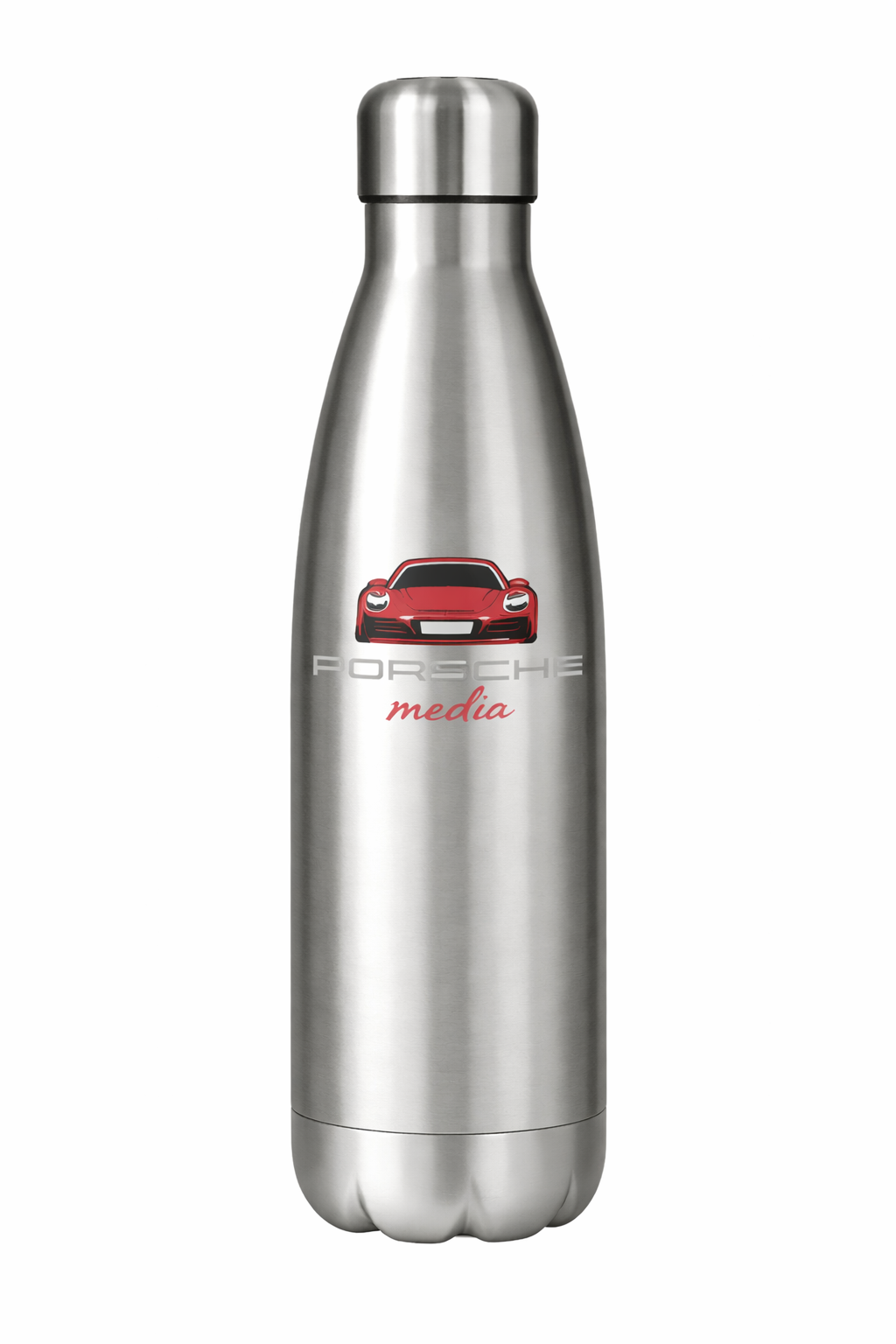 Porsche Media 17oz Vacuumed Insulated Stainless Steel Bottle | Hot & Cold Drinkware