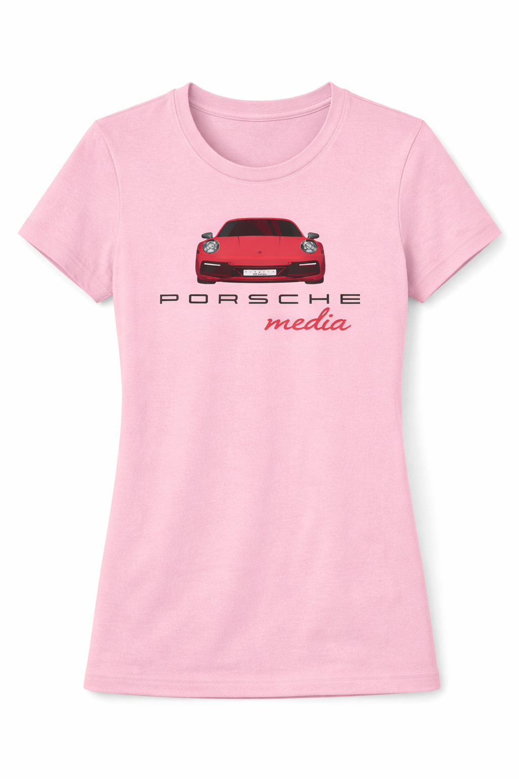 Porsche Media Premium Cotton T-Shirt | Automotive Lifestyle Apparel